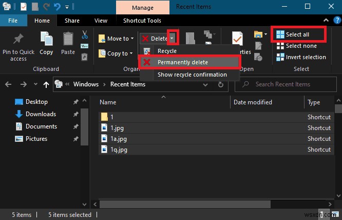 ลบและปิดการใช้งานไฟล์ล่าสุดใน Windows 10 ได้อย่างง่ายดายเพื่อความเป็นส่วนตัวที่ได้รับการปรับปรุง
