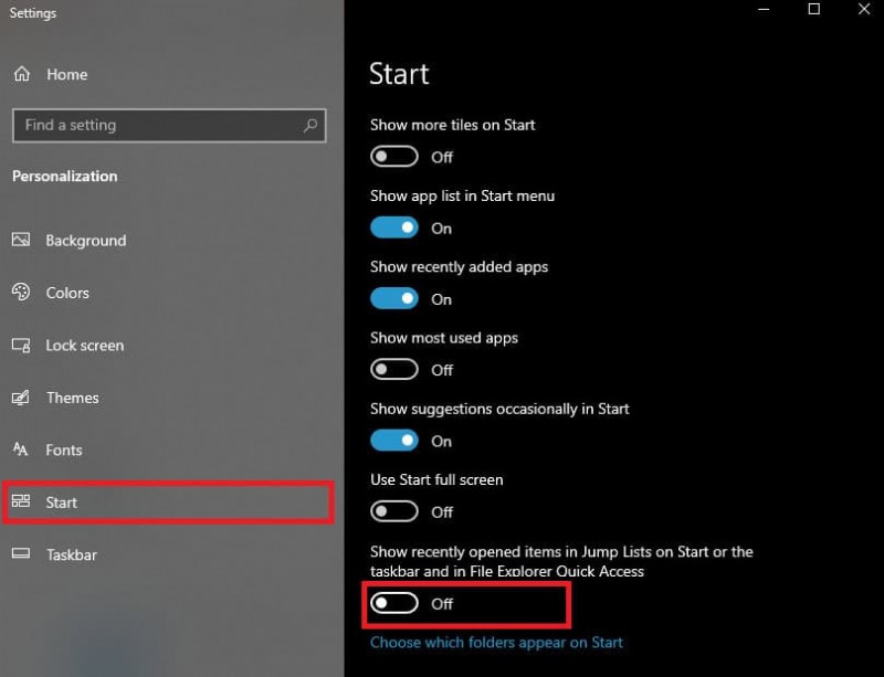ลบและปิดการใช้งานไฟล์ล่าสุดใน Windows 10 ได้อย่างง่ายดายเพื่อความเป็นส่วนตัวที่ได้รับการปรับปรุง