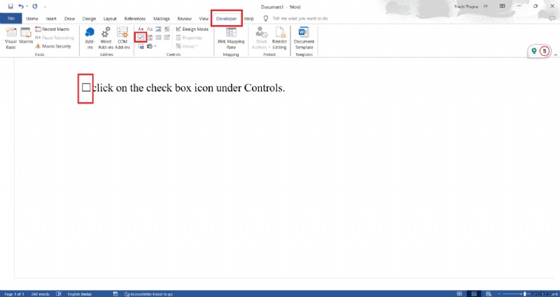 สร้างรายการตรวจสอบที่มีประสิทธิภาพใน Microsoft Word:คำแนะนำทีละขั้นตอน 