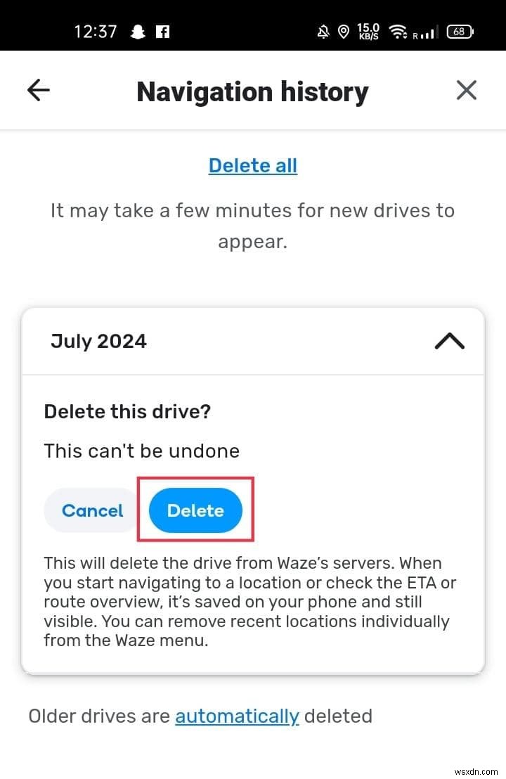 คำแนะนำทีละขั้นตอน:ลบที่อยู่ที่บันทึกไว้ใน Waze 