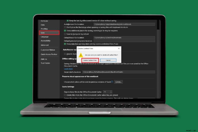 คำแนะนำทีละขั้นตอน:การล้างแคช Excel บน Windows 10 เพื่อเพิ่มประสิทธิภาพ 
