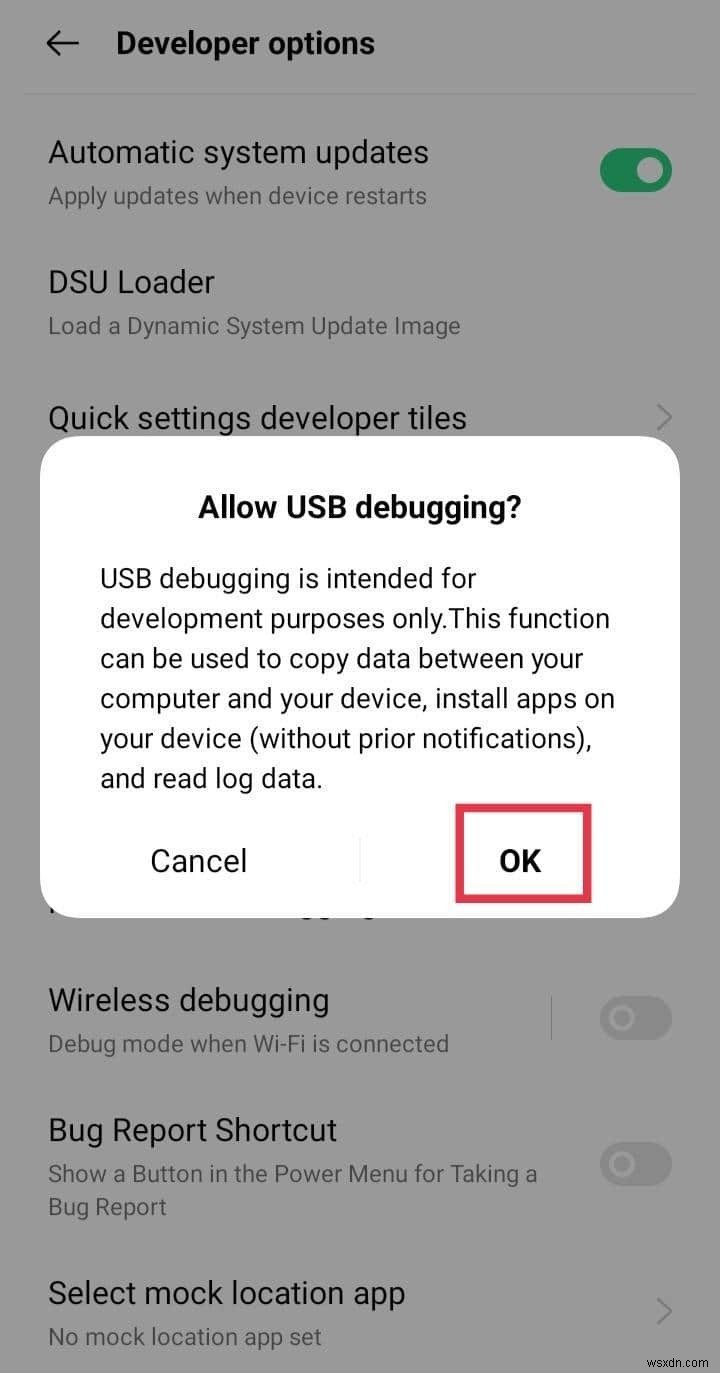 คำแนะนำทีละขั้นตอน:เปิดใช้งานการแก้ไขจุดบกพร่อง USB บนอุปกรณ์ Android ของคุณอย่างปลอดภัย 