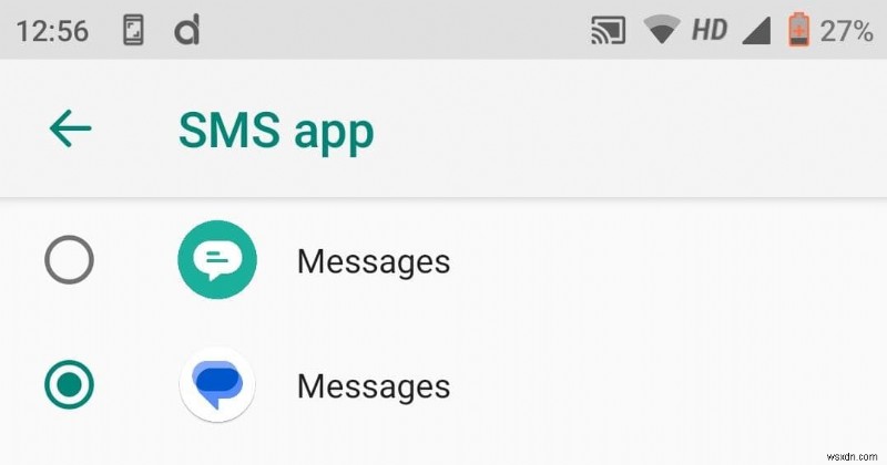 เปิดใช้งาน SMS บน Android:คำแนะนำทีละขั้นตอน 