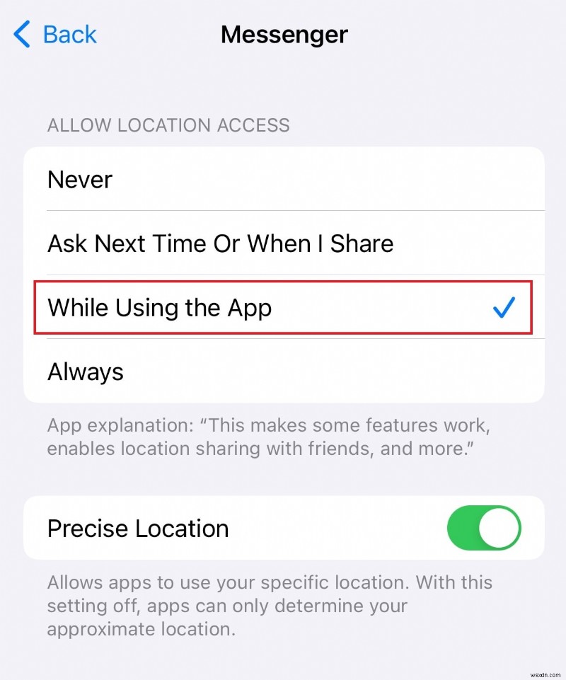 วิธีแก้ไขข้อความ Marketplace ที่หายไปใน Facebook Messenger บน iPhone 