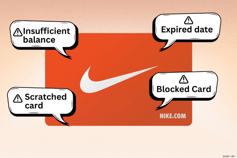 แก้ไขปัญหาบัตรของขวัญ Nike:วิธีแก้ไขด่วนสำหรับข้อผิดพลาดทั่วไป