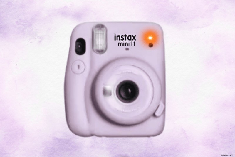 วิธีหยุดแฟลชสีส้มบน Instax Mini 11 ของคุณหลังจากเปลี่ยนแบตเตอรี่ 