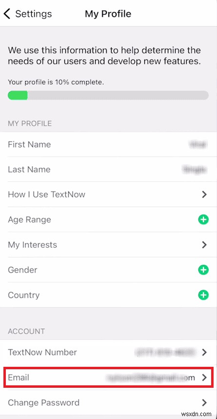 วิธีการกู้คืนบัญชี TextNow ของคุณโดยไม่มีที่อยู่อีเมล