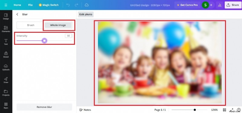 การเบลอพื้นหลัง Canva:คำแนะนำทีละขั้นตอนสำหรับภาพถ่าย วิดีโอ และใบหน้า 