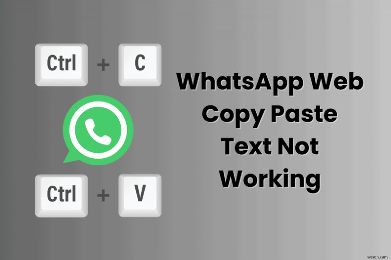 วิธีแก้ไขปัญหาการคัดลอกและวางบน WhatsApp Web – การแก้ไขทีละขั้นตอน 