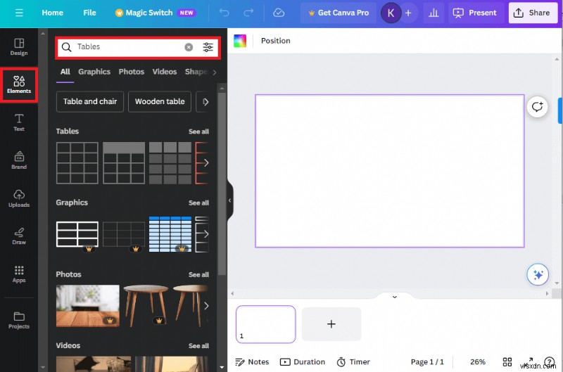 Master Canva Tables:คำแนะนำทีละขั้นตอนในการแทรกและการแก้ไข 