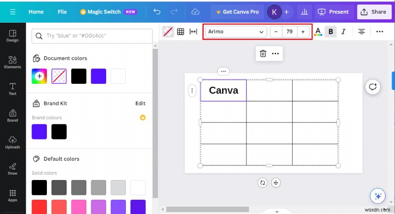 Master Canva Tables:คำแนะนำทีละขั้นตอนในการแทรกและการแก้ไข 