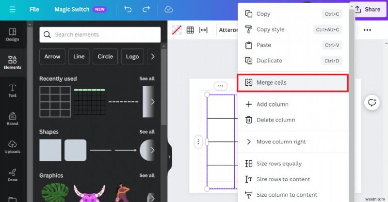 Master Canva Tables:คำแนะนำทีละขั้นตอนในการแทรกและการแก้ไข 
