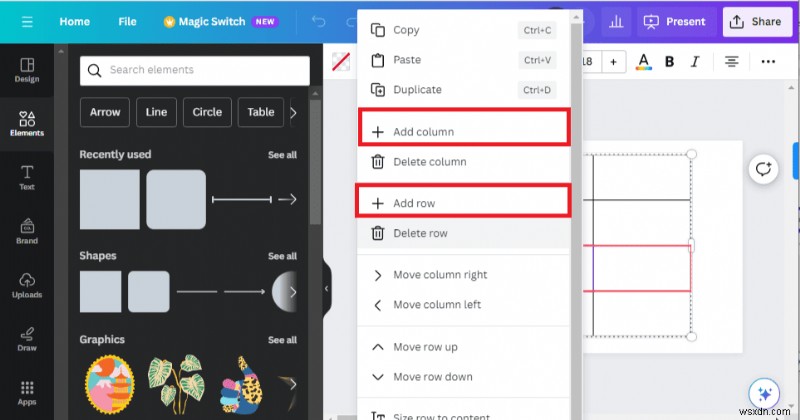 Master Canva Tables:คำแนะนำทีละขั้นตอนในการแทรกและการแก้ไข 