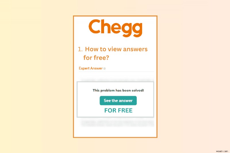 ปลดล็อกคำตอบ Chegg ฟรี:อธิบายวิธีการที่พิสูจน์แล้ว