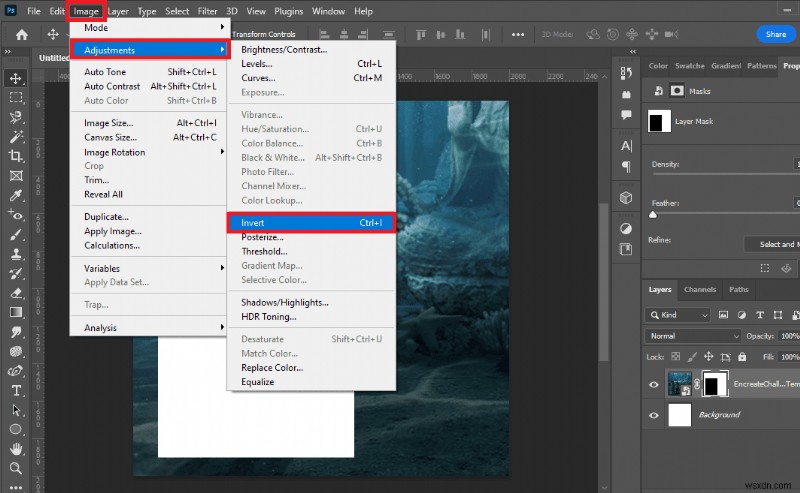 การเลือก Photoshop ระดับปรมาจารย์:3 วิธีที่พิสูจน์แล้วในการกลับตัวเลือกโดยมีหรือไม่มีทางลัด