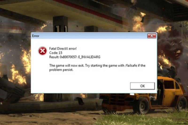 แก้ไข Just Cause 2 Fatal DirectX Error 15:การแก้ไขทีละขั้นตอน 
