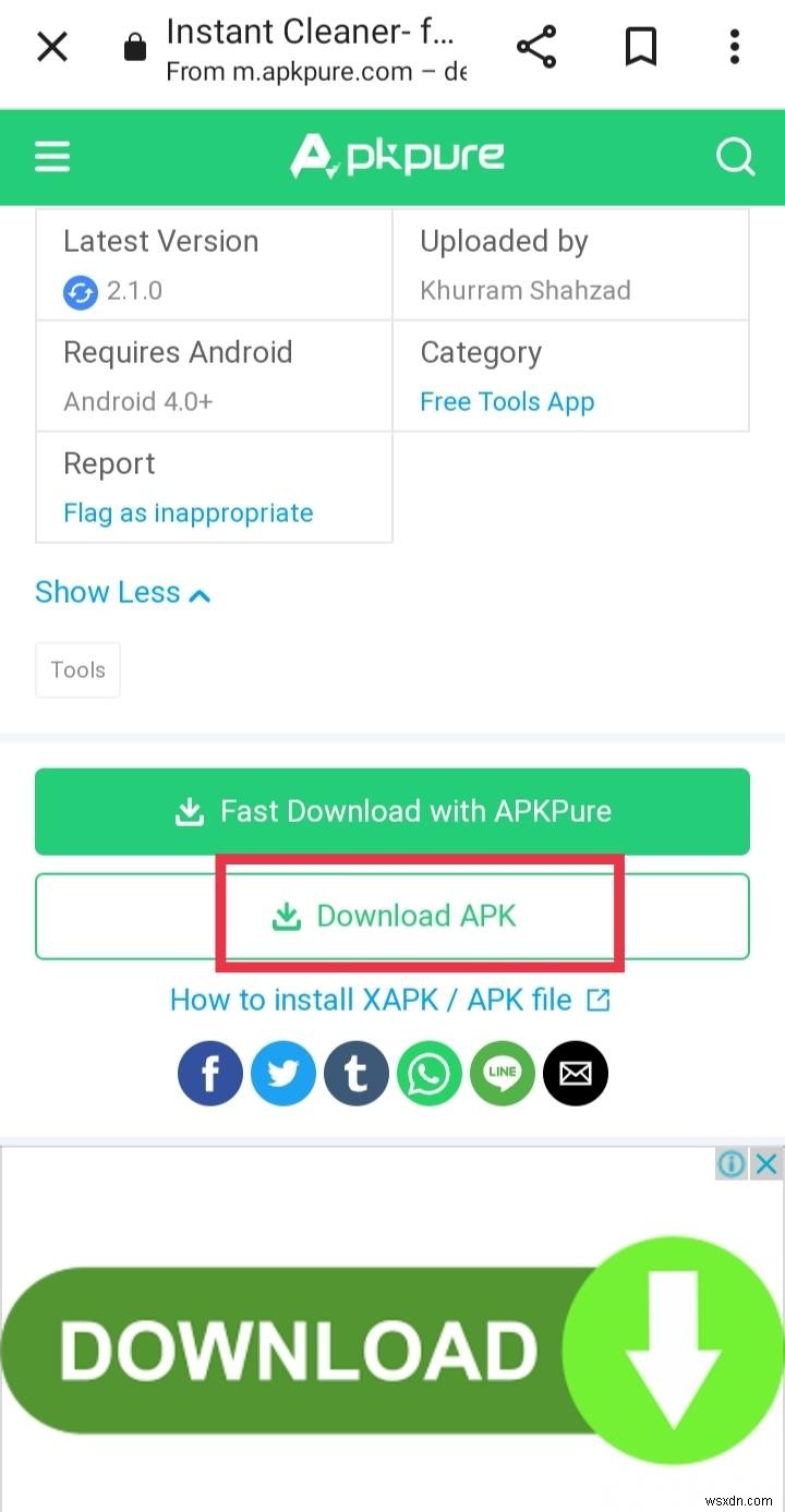 ดาวน์โหลดและใช้ Instant Cleaner เพื่อปรับแต่งโปรไฟล์ Instagram ของคุณ 