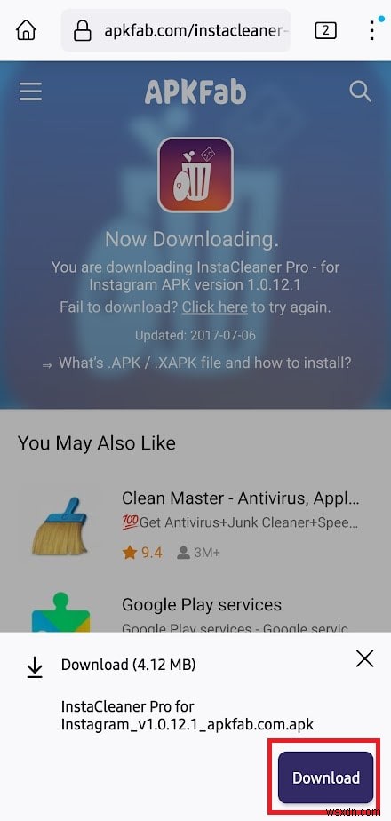 ดาวน์โหลดและใช้ Instant Cleaner เพื่อปรับแต่งโปรไฟล์ Instagram ของคุณ 