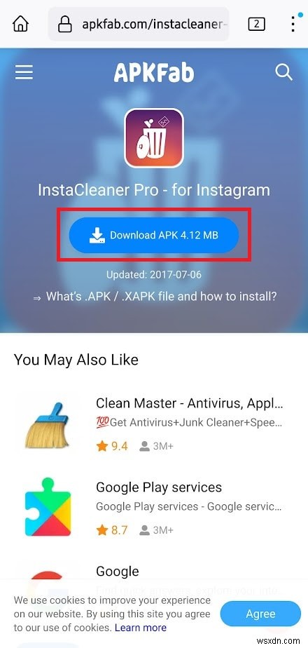 ดาวน์โหลดและใช้ Instant Cleaner เพื่อปรับแต่งโปรไฟล์ Instagram ของคุณ 