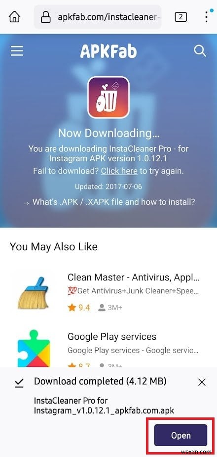 ดาวน์โหลดและใช้ Instant Cleaner เพื่อปรับแต่งโปรไฟล์ Instagram ของคุณ 