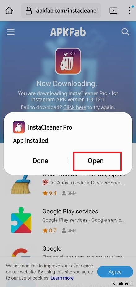 ดาวน์โหลดและใช้ Instant Cleaner เพื่อปรับแต่งโปรไฟล์ Instagram ของคุณ 