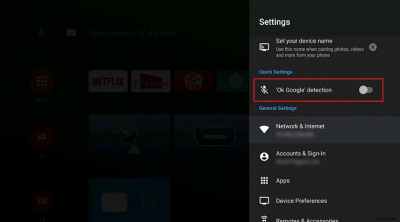 ปิด Google Assistant บน Android TV เพื่อปกป้องความเป็นส่วนตัวของคุณ 