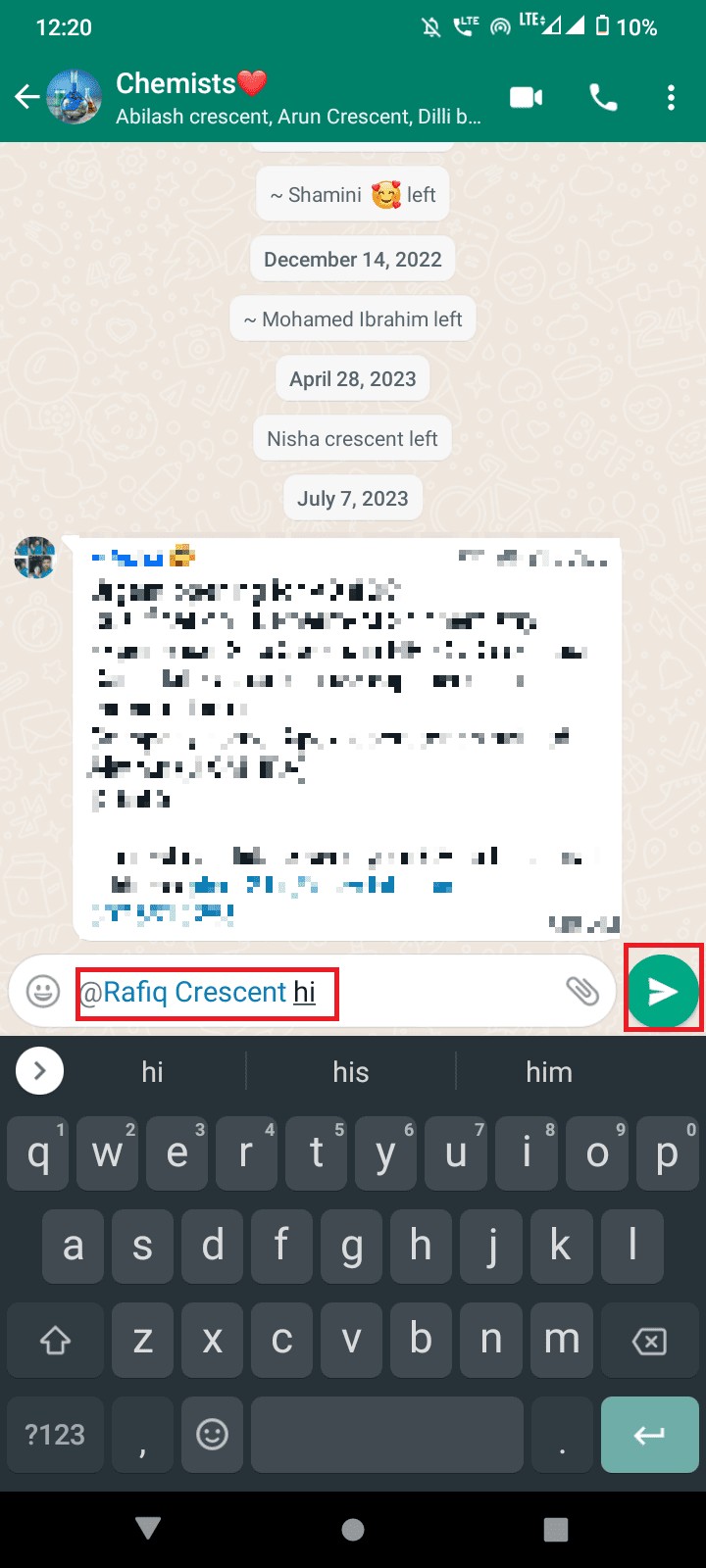 คำแนะนำทีละขั้นตอน:ส่ง Ping ผู้ใช้ในกลุ่ม WhatsApp 