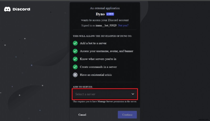 เพิ่มและขยาย Dyno Bot บน Discord:คำแนะนำทีละขั้นตอน 