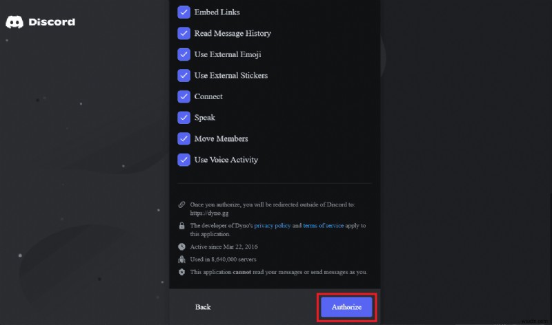 เพิ่มและขยาย Dyno Bot บน Discord:คำแนะนำทีละขั้นตอน 