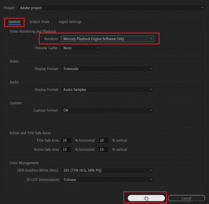 วิธีแก้ไขความละเอียดการเล่น Greyed-Out 1/8 ของ Premiere Pro 