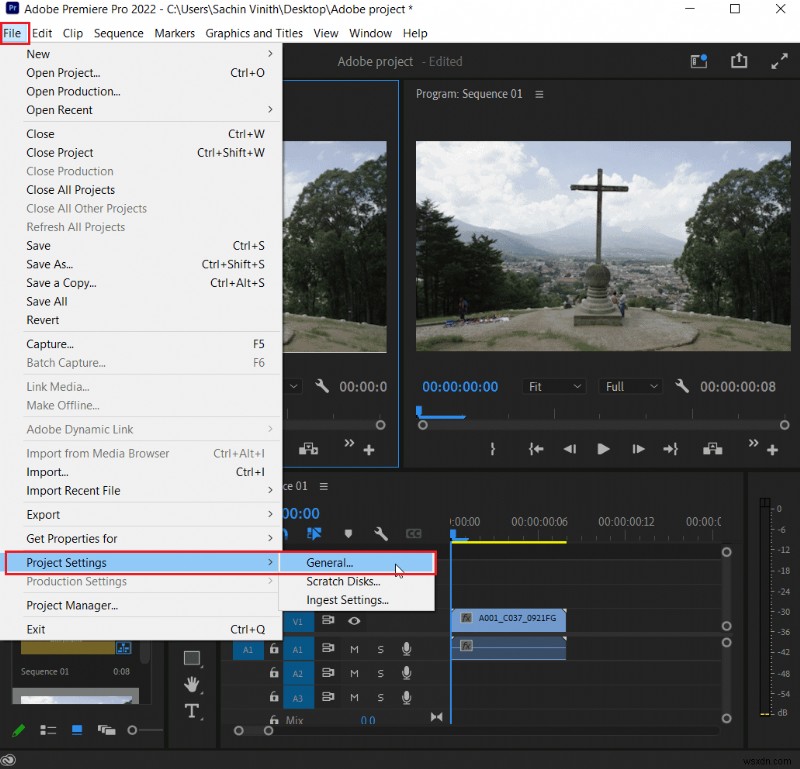 วิธีแก้ไขความละเอียดการเล่น Greyed-Out 1/8 ของ Premiere Pro 