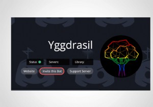 คำแนะนำทีละขั้นตอน:การเพิ่มและการใช้ Yggdrasil Discord Bot 