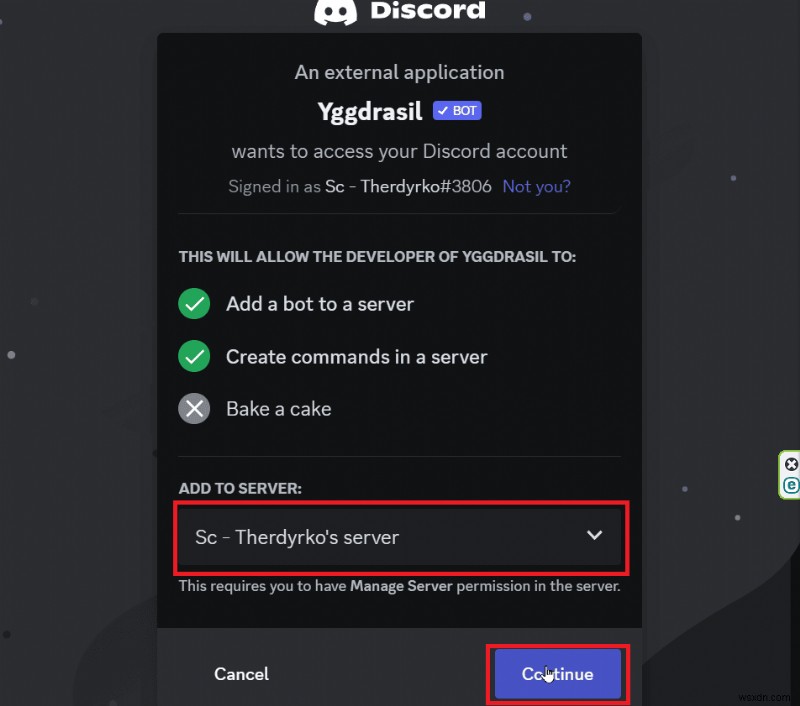คำแนะนำทีละขั้นตอน:การเพิ่มและการใช้ Yggdrasil Discord Bot 