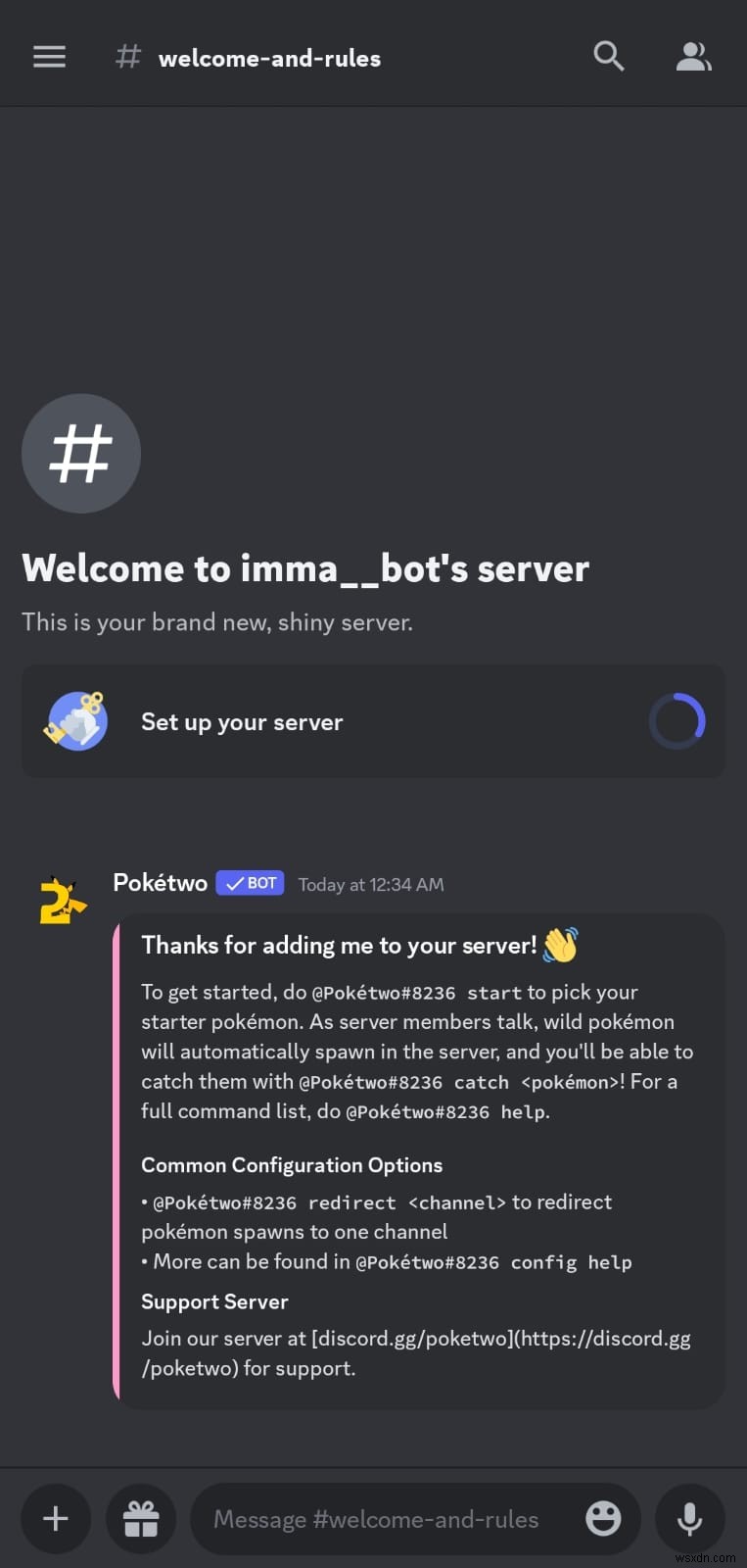 เพิ่ม Pokétwo Bot ไปยังเซิร์ฟเวอร์ Discord ของคุณ:คำแนะนำทีละขั้นตอน 