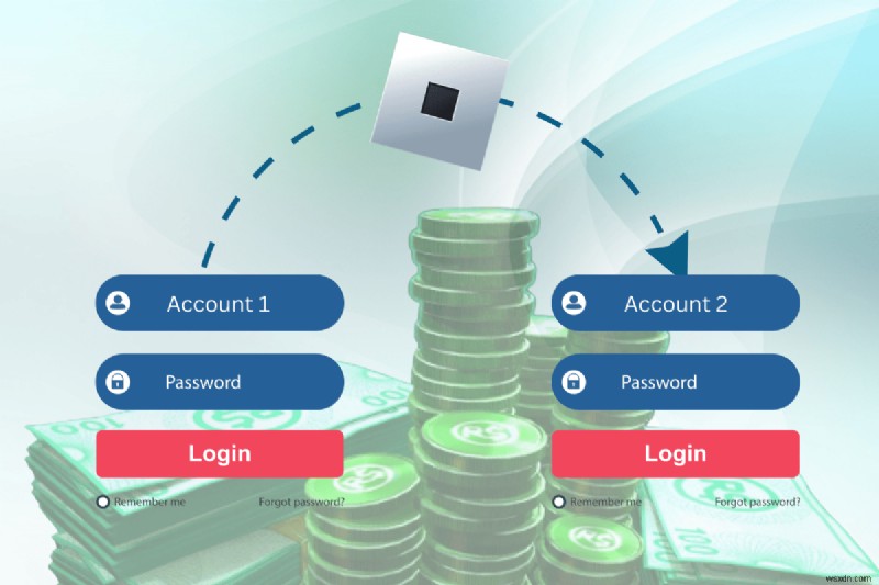 โอน Robux ระหว่างบัญชี Roblox:คำแนะนำทีละขั้นตอน 