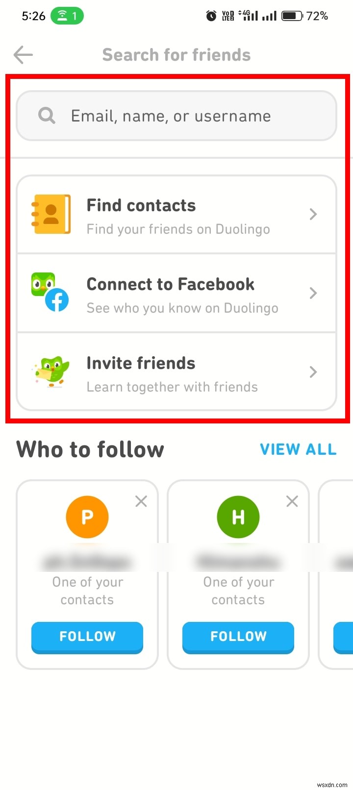 เพิ่มเพื่อนบน Duolingo Desktop:คำแนะนำทีละขั้นตอน 