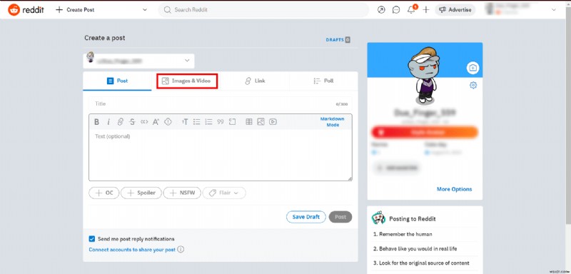 อัปโหลดรูปภาพไปยัง Reddit โดยตรง—คำแนะนำทีละขั้นตอนโดยไม่มี Imgur 
