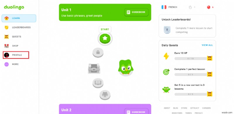 คำแนะนำทีละขั้นตอน:อัปเดตรูปภาพโปรไฟล์ Duolingo ของคุณ