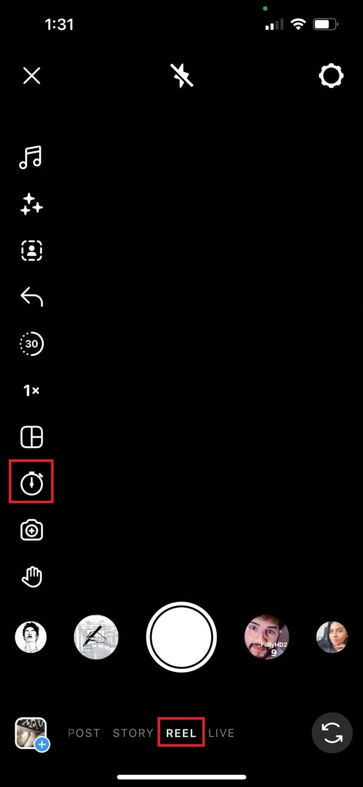 วิธีเพิ่มตัวจับเวลาให้กับกล้อง Instagram บน iPhone เพื่อการเซลฟี่ที่ไร้ที่ติ 