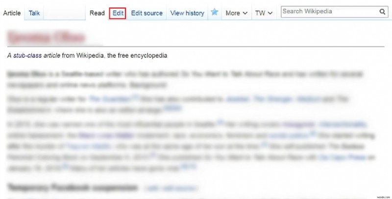 คำแนะนำทีละขั้นตอน:การลบเนื้อหาที่ไม่ถูกต้องออกจาก Wikipedia 