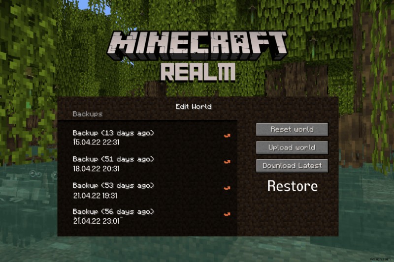 สำรองและกู้คืนอาณาจักร Minecraft ของคุณอย่างปลอดภัย – คำแนะนำทีละขั้นตอน 