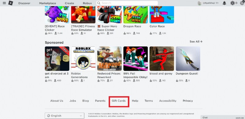 คำแนะนำทีละขั้นตอน:การแลกบัตรของขวัญ Roblox ของคุณ 