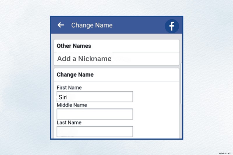 เพิ่มชื่อเล่นในโปรไฟล์ Facebook ของคุณ:คำแนะนำทีละขั้นตอน 