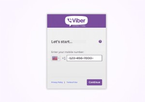 ใช้ Viber แบบส่วนตัว:ลงทะเบียนโดยไม่มีหมายเลขโทรศัพท์ส่วนตัวของคุณ 