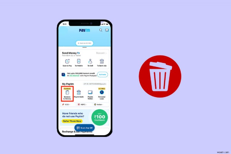 ลบประวัติการทำธุรกรรม Paytm ของคุณอย่างปลอดภัย:คำแนะนำทีละขั้นตอน