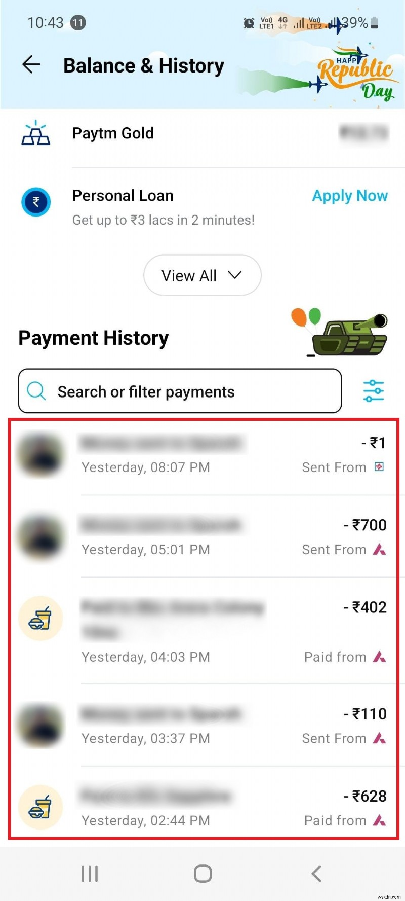 ลบประวัติการทำธุรกรรม Paytm ของคุณอย่างปลอดภัย:คำแนะนำทีละขั้นตอน