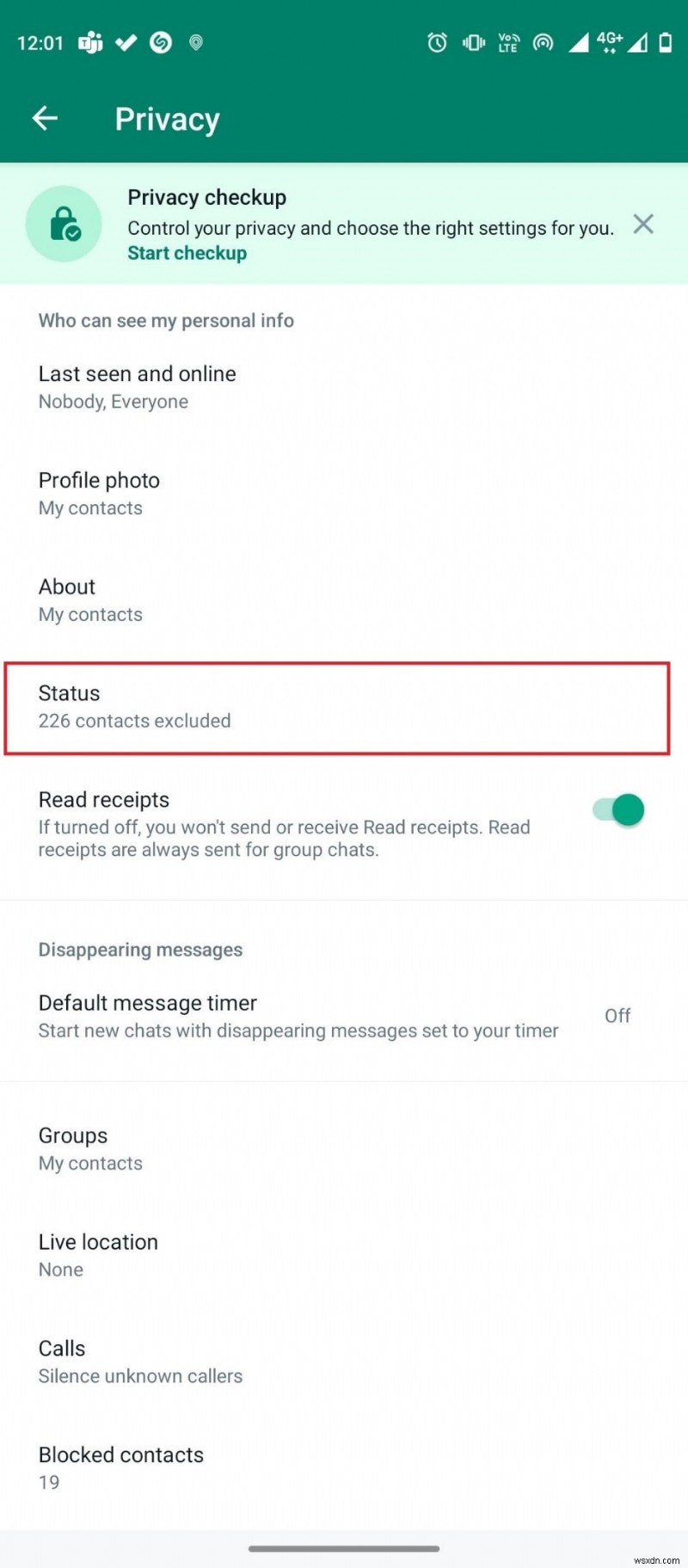ความเป็นส่วนตัวสถานะ Master WhatsApp:ซ่อนหรือแสดงการอัปเดตสำหรับผู้ติดต่อเฉพาะ 