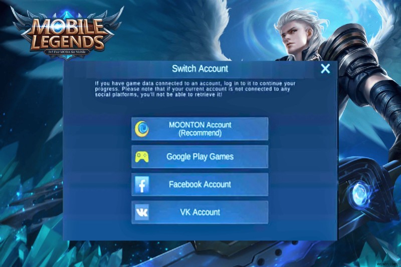 การสลับบัญชี Mobile Legends:คำแนะนำทีละขั้นตอน