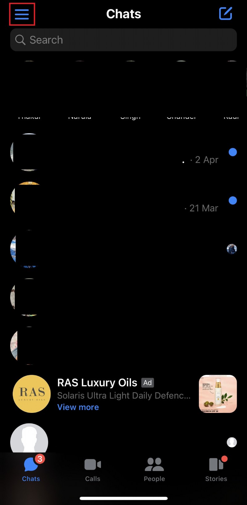ค้นหาข้อความที่ยังไม่ได้อ่านอย่างรวดเร็วใน iPhone Messenger - คำแนะนำทีละขั้นตอน 