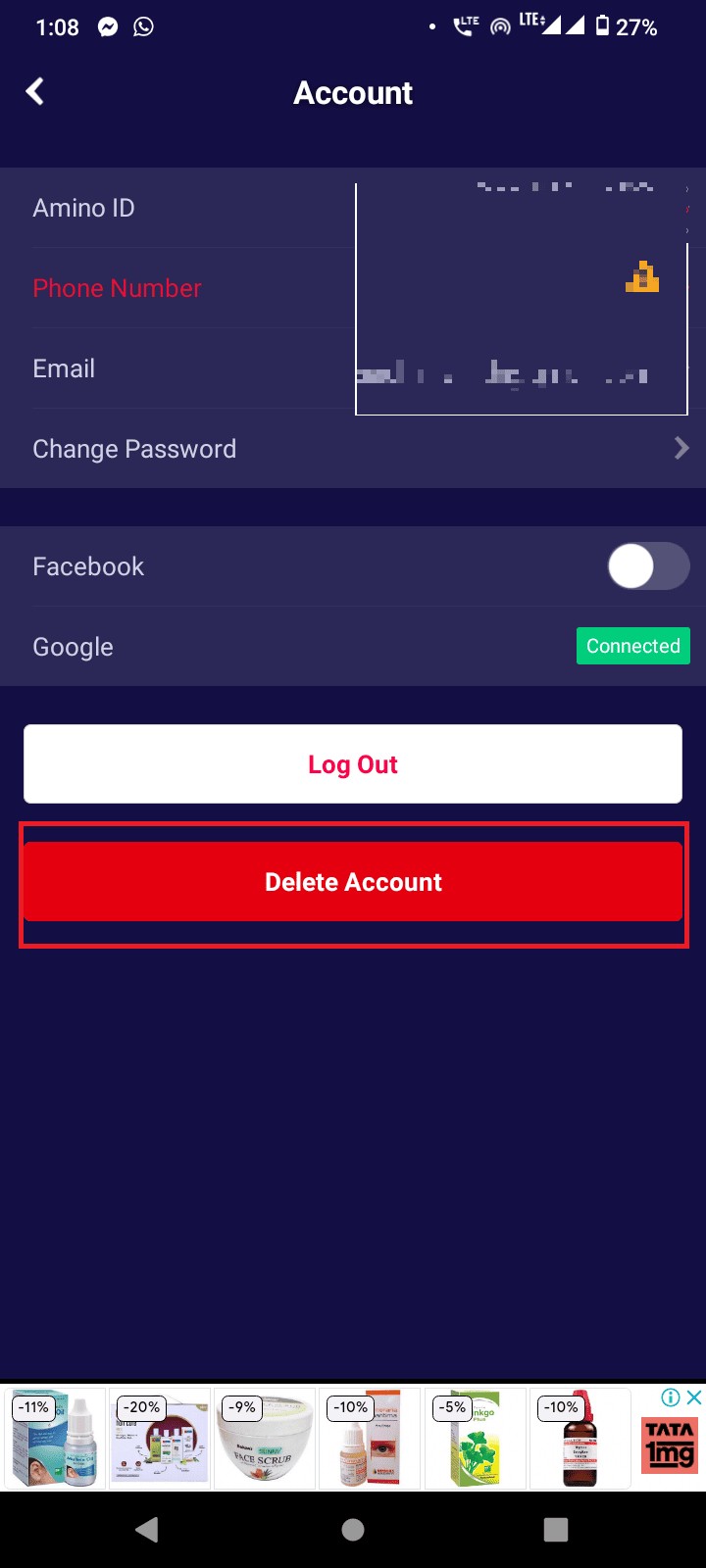 คำแนะนำทีละขั้นตอนเพื่อลบบัญชี Amino ของคุณอย่างถาวร 